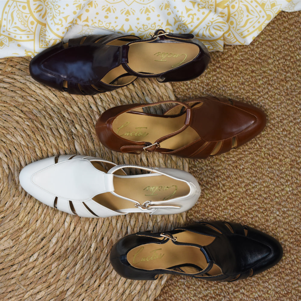 Embracing Sustainable Fashion with Vintage Leather Women's Shoes and Sandals