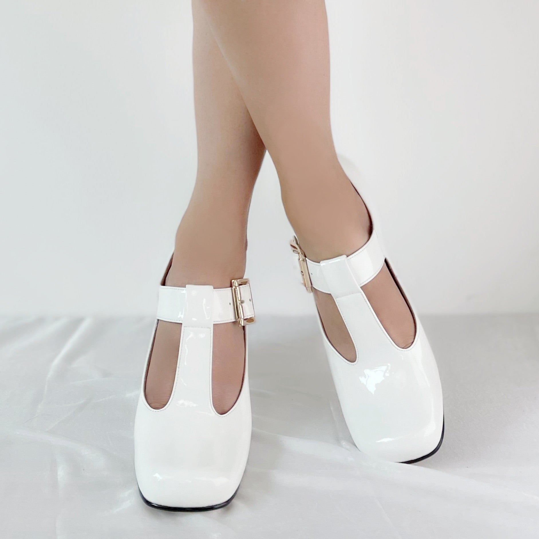 Hilary T-Strap Mary Jane Shoes Square Toe Heels – CUCTOS Hilary T-Strap Mary Jane Shoes Square Toe Heels – CUCTOS