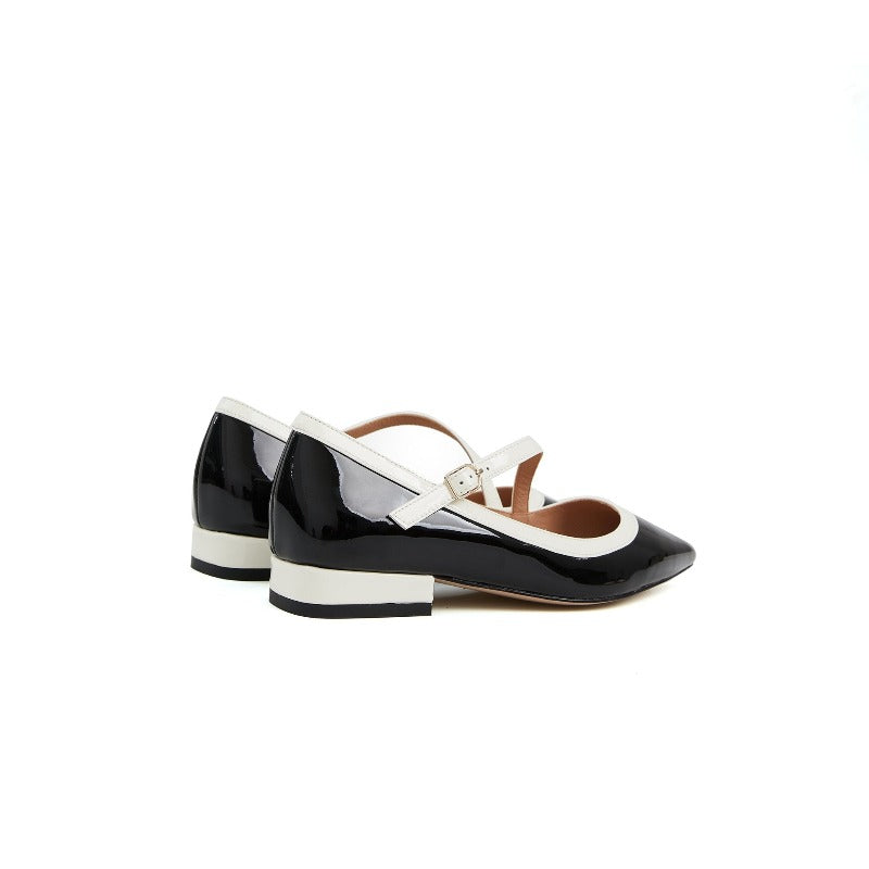 Caroline Strap FLat- Black